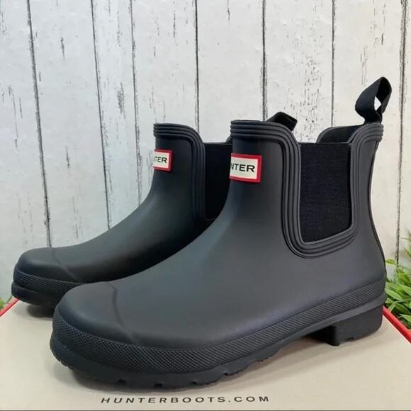 Hunter Women's Original Chelsea Rain Boots Size 7 - Picture 5 of 8